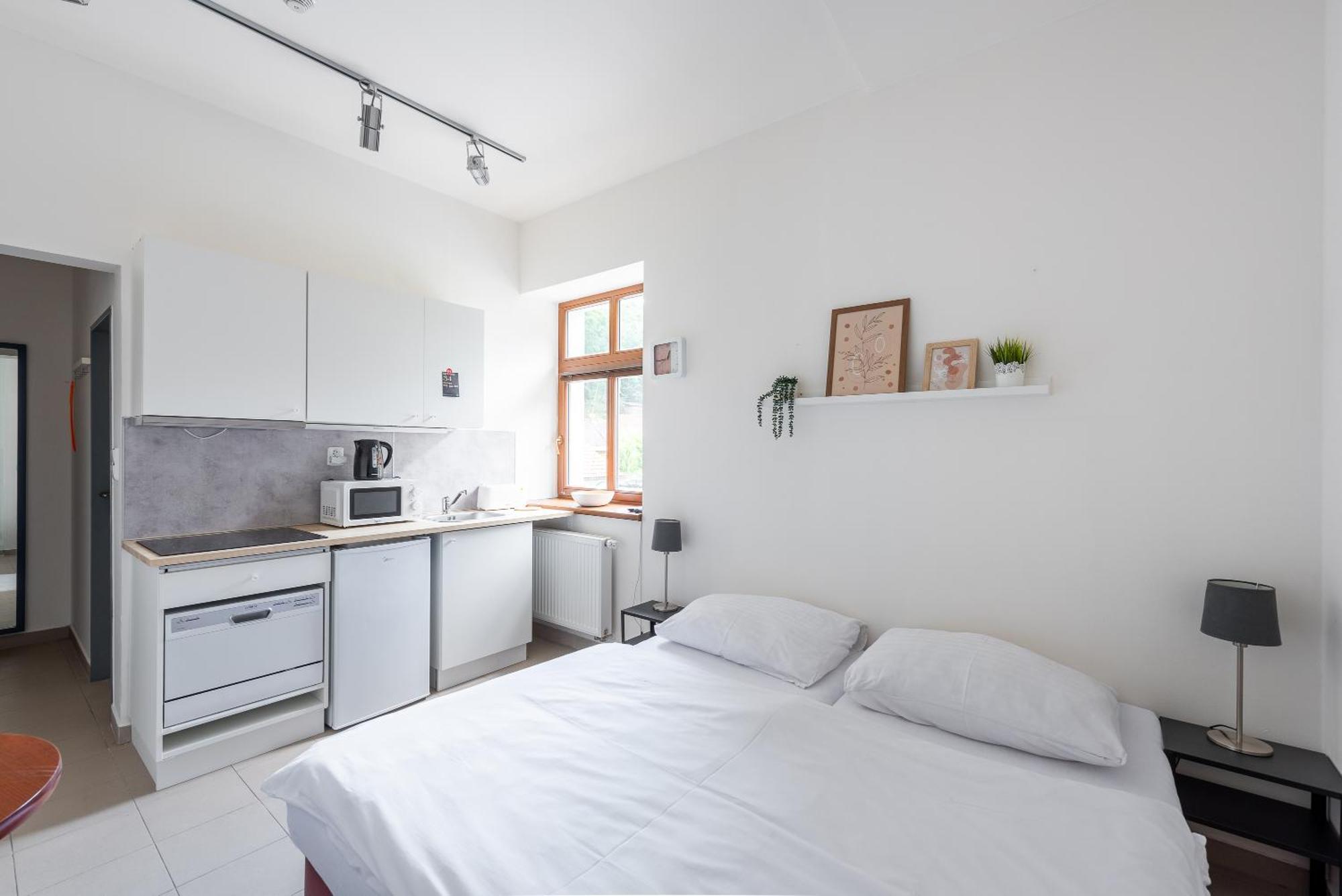 קארלשטיין Apartman Muzeum Obchodu מראה חיצוני תמונה